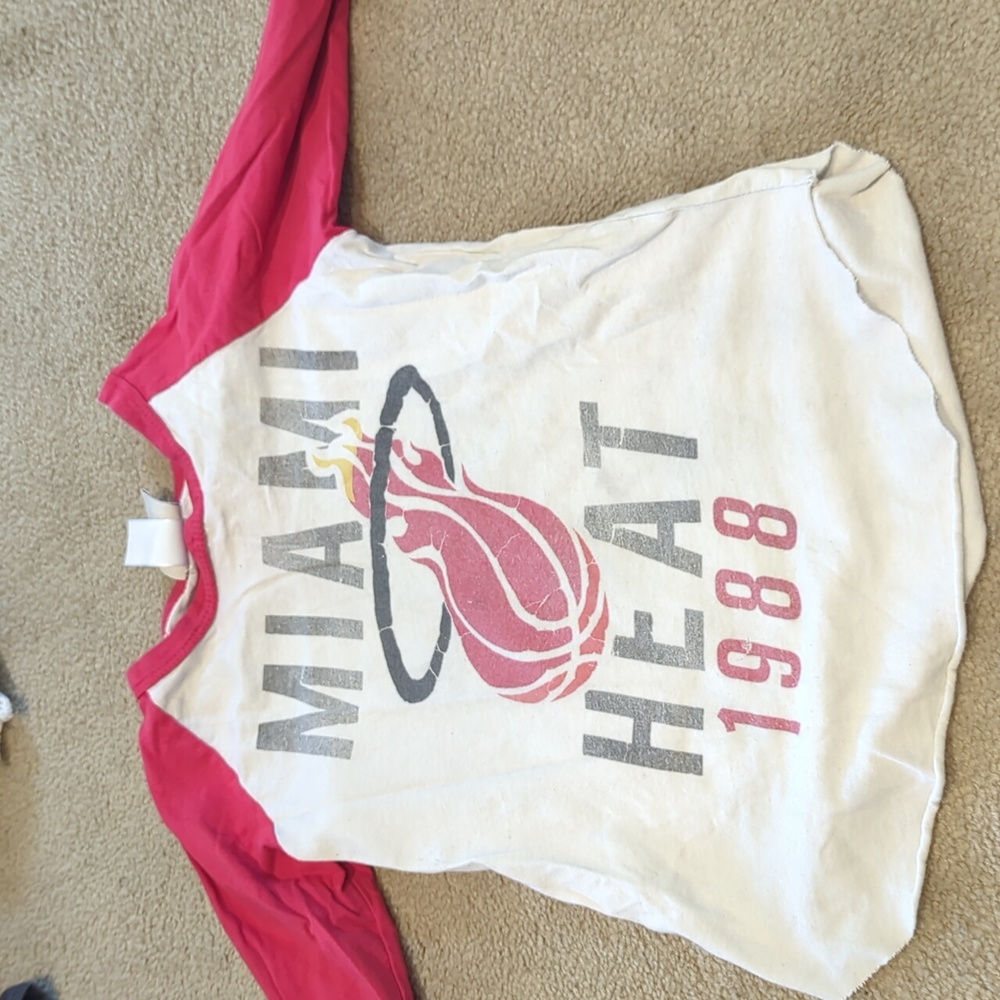 Vintage Miami heat kids long sleeve